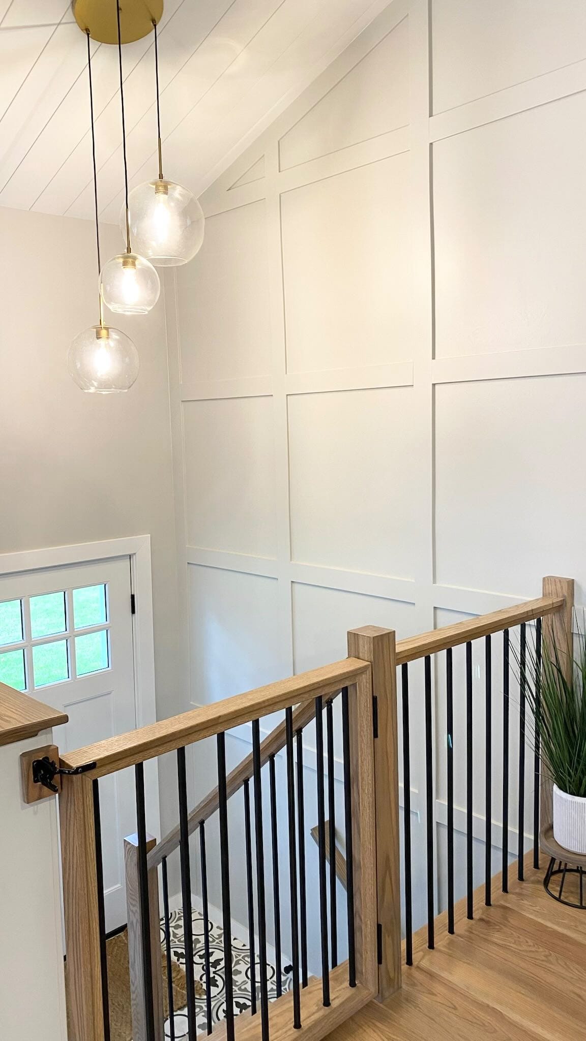 Full Gut RemodelThis house was screaming for a makeover! The original owners kept the house in the best shape they could, but a facelift was needed…so down to the studs we went.In.Every.Single.Room!!Knocking down the corner wall, lofting the ceiling, and adding a few windows created an updated open floor plan, and let in so much more light!
We also turned a small hall closet into a half bath that connects to the full bath via a pocket door. Moving the shower allowed us to create a door to the primary bedroom for dual entry.This was actually just a small portion of the work we completed, but that’s for another reel 🤪